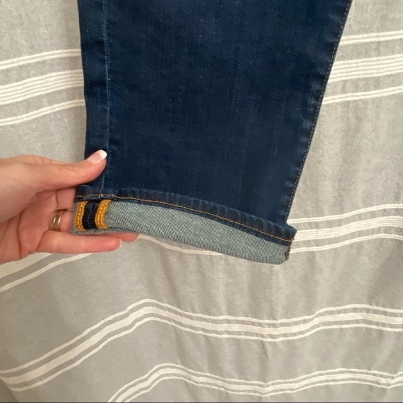 LUCKY BRAND / Sweet N Straight Crop Dark Washed Denim Jeans Size 6/28 - Picture 11 of 15